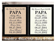 Personalized Fathers Day Gifts for Papa from Grandchildren Fathers Day gift ideas Birthday Papa Gifts for Husband from Wife Papa Gift Ideas