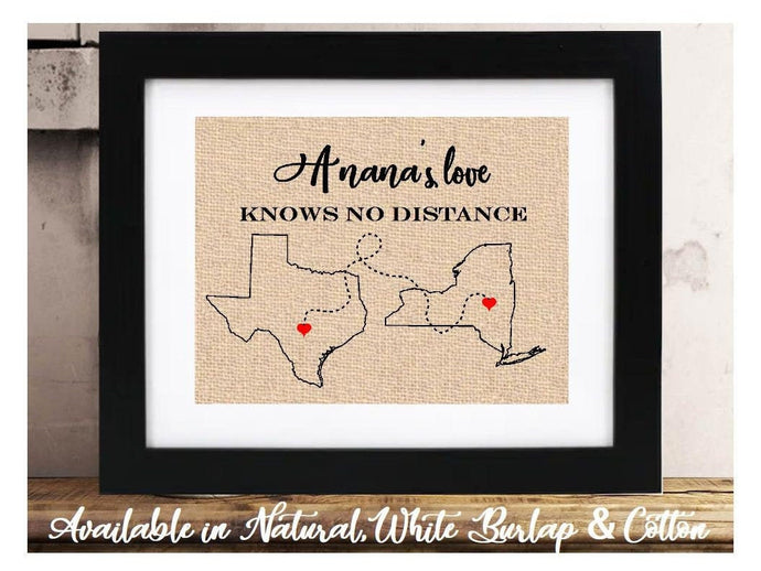 Personalized Nana's Love Christmas Gift for Nana | Birthday Gift for Nana | Long Distance Relationship | Gift for Nana | Grandma Gigi Nana