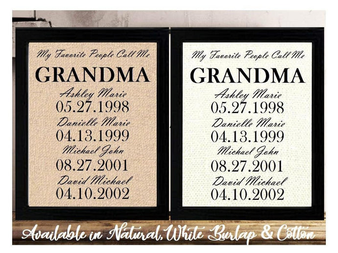 Personalized Christmas Gifts for Grandma Christmas gift ideas for Grandmother Birthday gift for Grandma Gifts Grandmother Gift Ideas