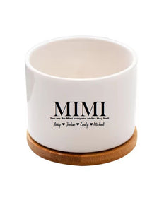 Mother's Day Gift For Mimi Personalized Succulent Flower Pot Birthday Gift for Mimi Custom Mimi Gift Ideas Christmas Gift Ideas for Mimi