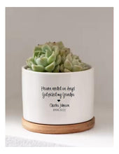 Loss of Grandpa Sympathy Gift Grandfather Personalized Condolences Papa Loss of Loved One In Loving Memory Gift for Grieving Succulent Pot