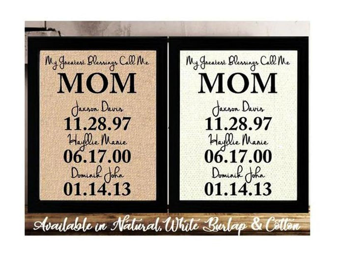 Mom Gifts From Daughter | Mom From Son | Mom Birthday Gift | Gifts For Mom | Personalized Christmas Mom Gift | Christmas gift MOM Mother