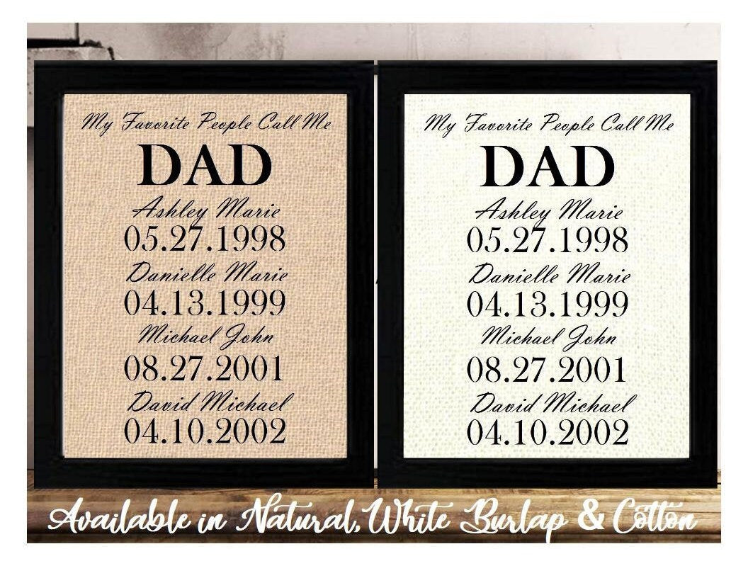 Personalized Fathers Day Gift for Dad from Daughter Fathers Day gift ideas Birthday gift for Dad Gifts for Husband from Wife Dad Gift Ideas