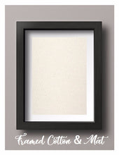 Framed Cotton Print with Mat